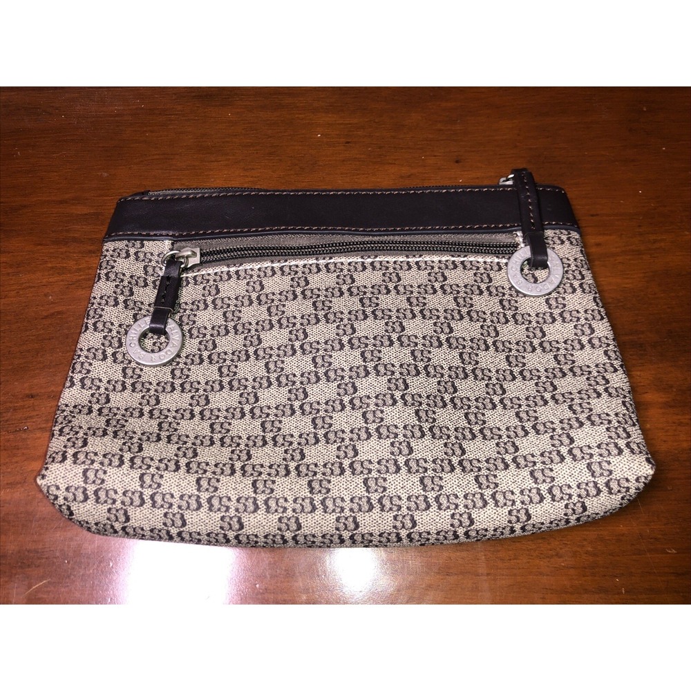 Salvador‎ Bachiller Logo Womens Leather Clutch Bag